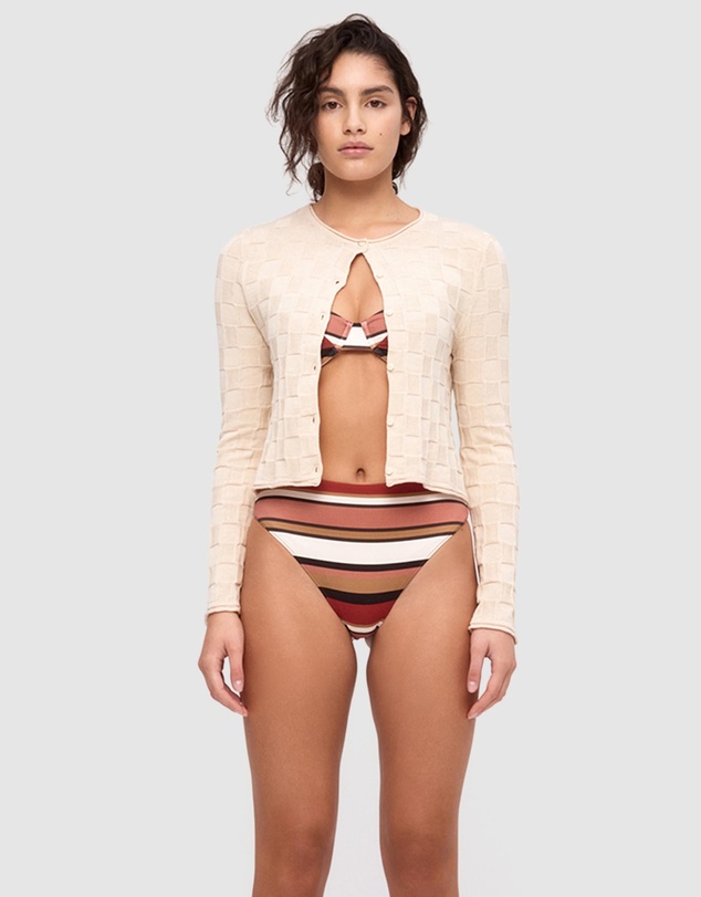 Zulu & Zephyr - Basketweave Knit Cardigan