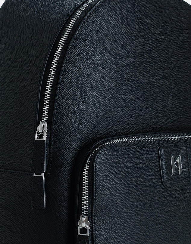 Karl Lagerfeld - K/Monogram Leather Backpack