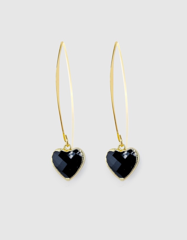 Miz Casa and Co - Hazel Heart Hook Earrings