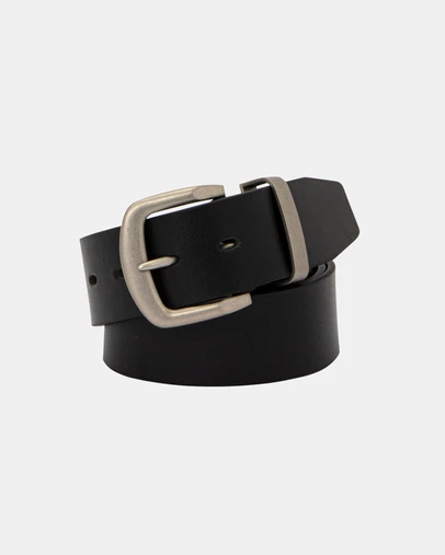 Buckle - Bronco. Australian Made Full Grain Natural Leather Belt. 38mm width.