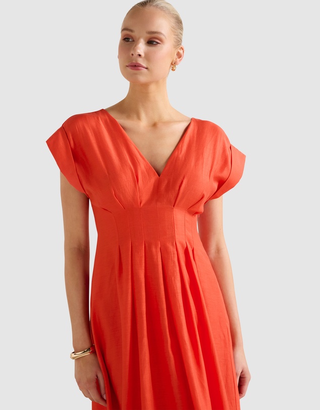 Forever New - Alessandra Tuck Detail Midi Dress