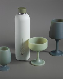 porter green - mecc | silicone unbreakable cocktail glasses