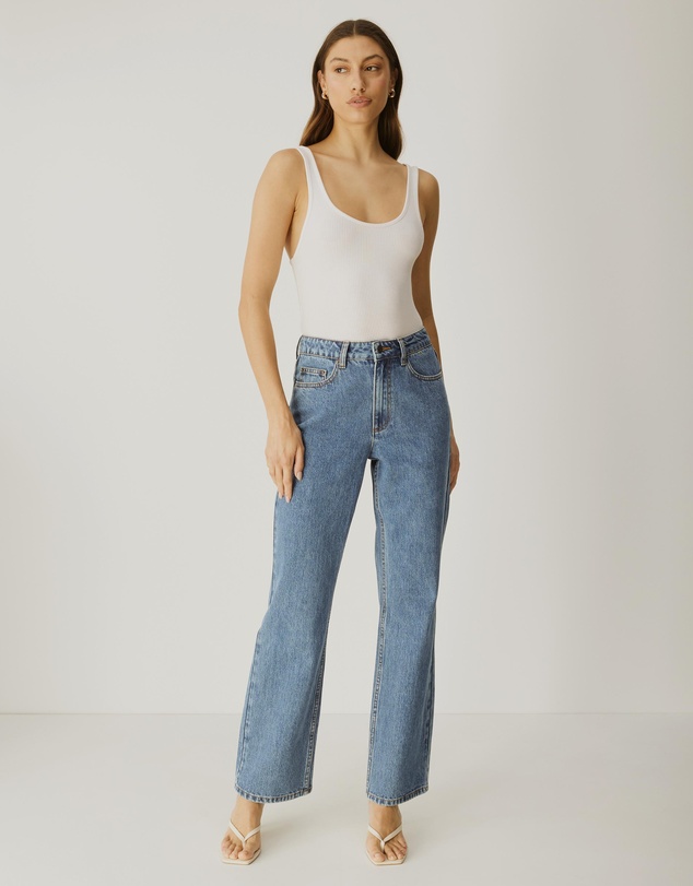Atmos&Here - The Ultimate High Rise Straight Jeans