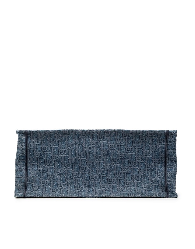 Pre-Loved by Azura Reborn - Pre-Loved Large Oblique Denim Book Tote