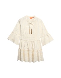 Superdry - Ibiza Long Sleeve Tiered Mini Dress