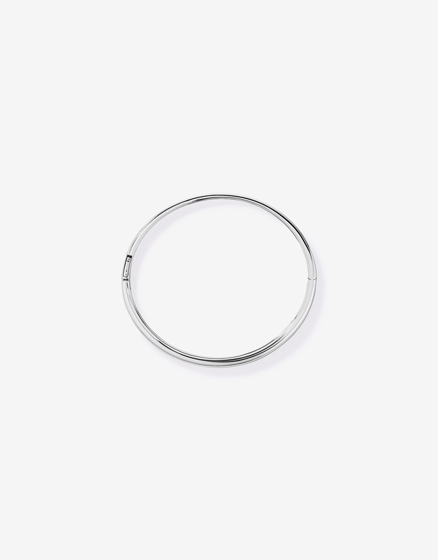 Michael Hill - Polished Hinged Bangle in Sterling Silver - Medium