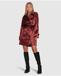 Belle & Bloom - Will You Stay Trench Dress