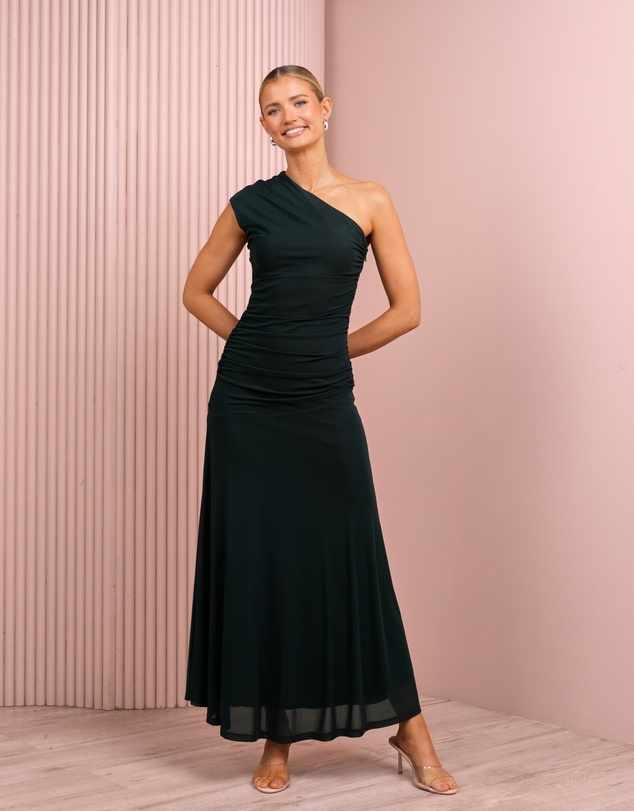 Azzurielle - Sabrina One Shoulder Maxi Dress