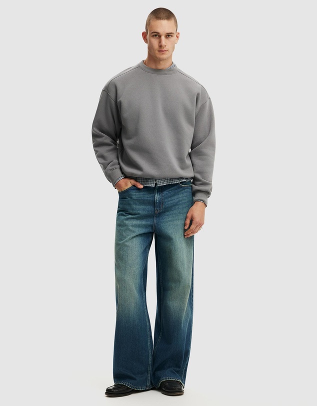 Cotton On - Box Fit Crew Sweater