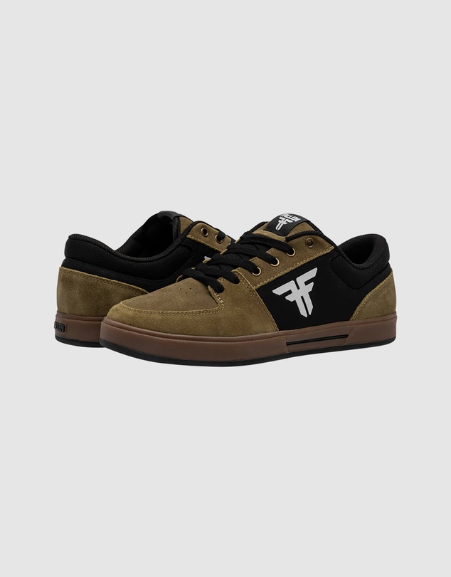 Fallen Footwear - Fallen Footwear Men Patriot Gum Skateboarding Shoess Olive/Black