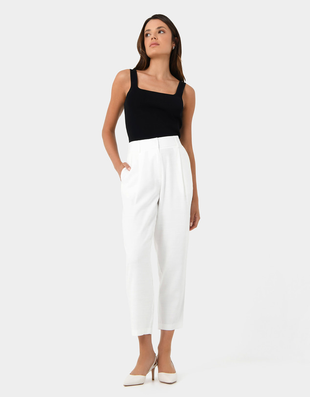 Forcast - Indigo Tapered Elastic Waist Pant