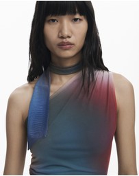 Desigual - Knot neckline T-shirt