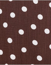 Petal & Pup - Giada Mini Dress - Brown Polka Dot