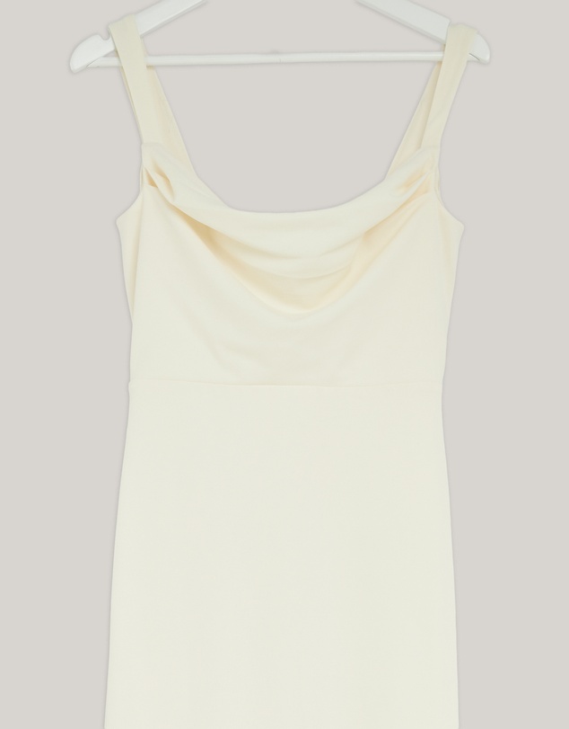 Revibe - Repaired CHANCERY Edith Drape Front Gown - AU 10