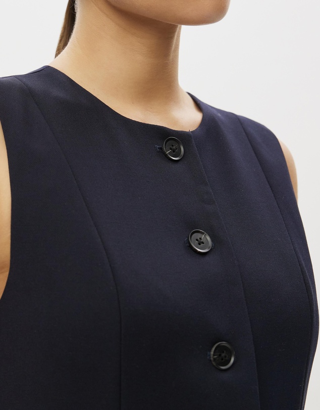 Minima Esenciales - Fika Tailored Midi Dress