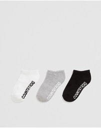 Country Road - Organically Grown Cotton Blend Cushion Sock Pack Of 3
