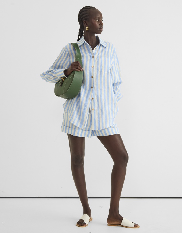 Zerafima - Seascape Linen L/S Shirt