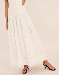 AERE - Kiera Broderie Maxi Dress