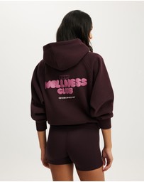 Cotton On Body Active - Plush Premium Graphic Raglan Hoodie