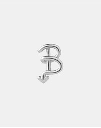 Karen Walker - B Initial Love Letter Stud