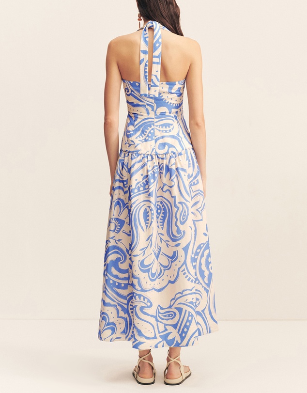 Shona Joy - Francis Draped Halter Midi Dress
