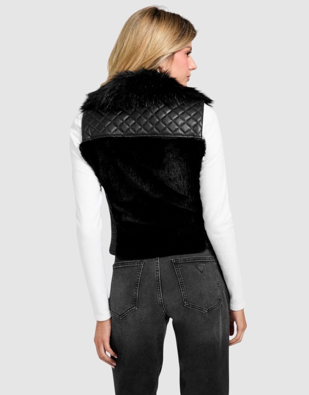 GUESS - Amari Faux-Fur Vest