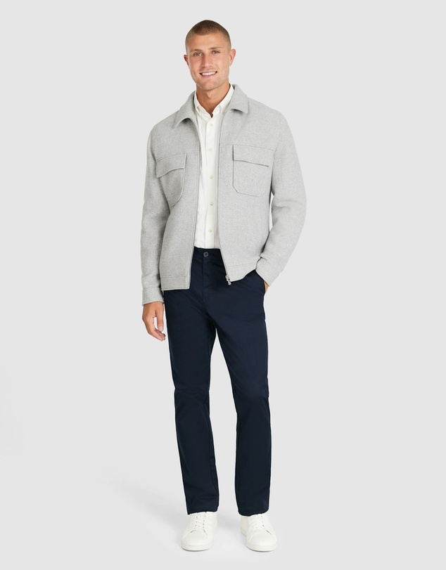 Tarocash - Linden Wool Zip Jacket