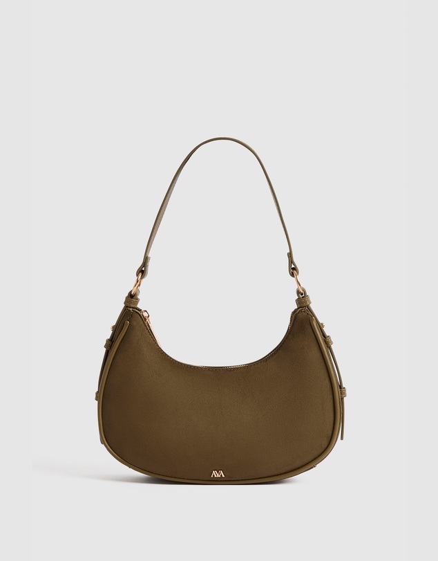 AYA - Sophia Vegan Suede Shoulder Bag