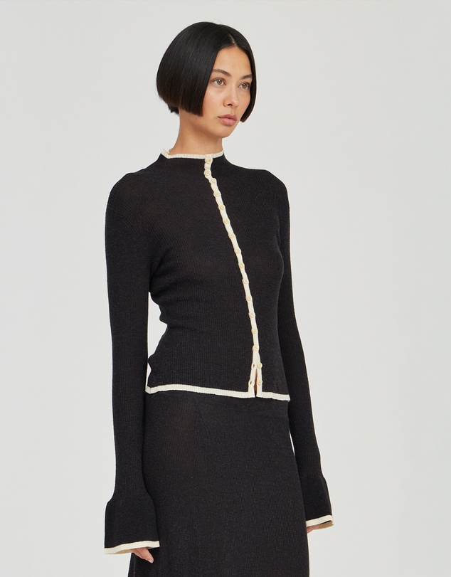 Third Form - Bound Knit Cardigan