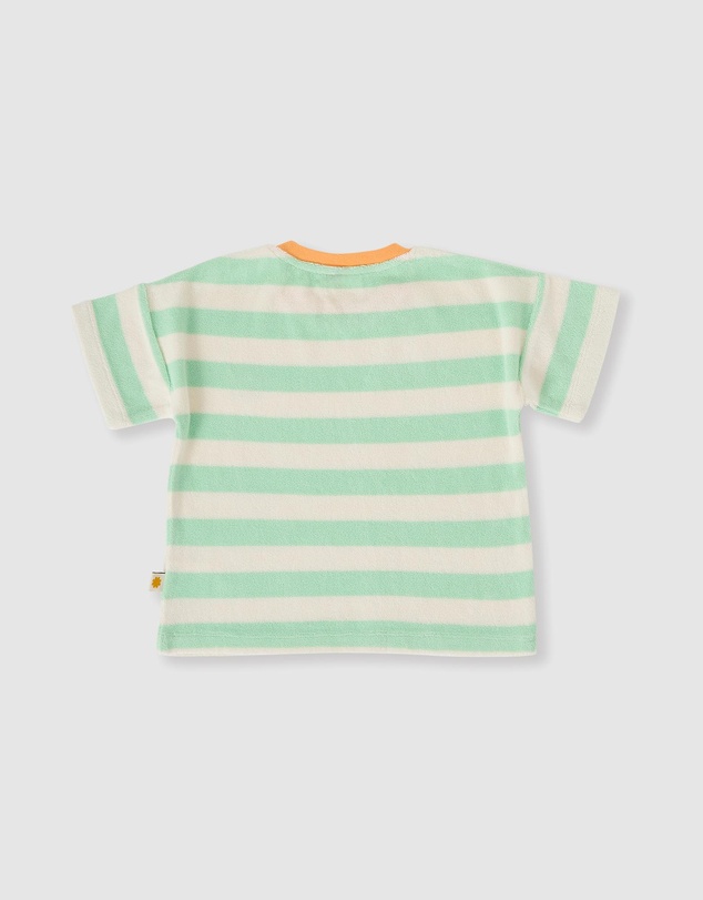 Goldie + Ace - Peas in a Pod Stripe T-Shirt - Babies-Kids