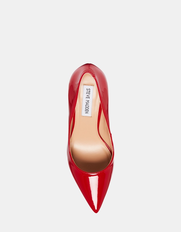 Steve Madden - Evelyn Red Patent Heels
