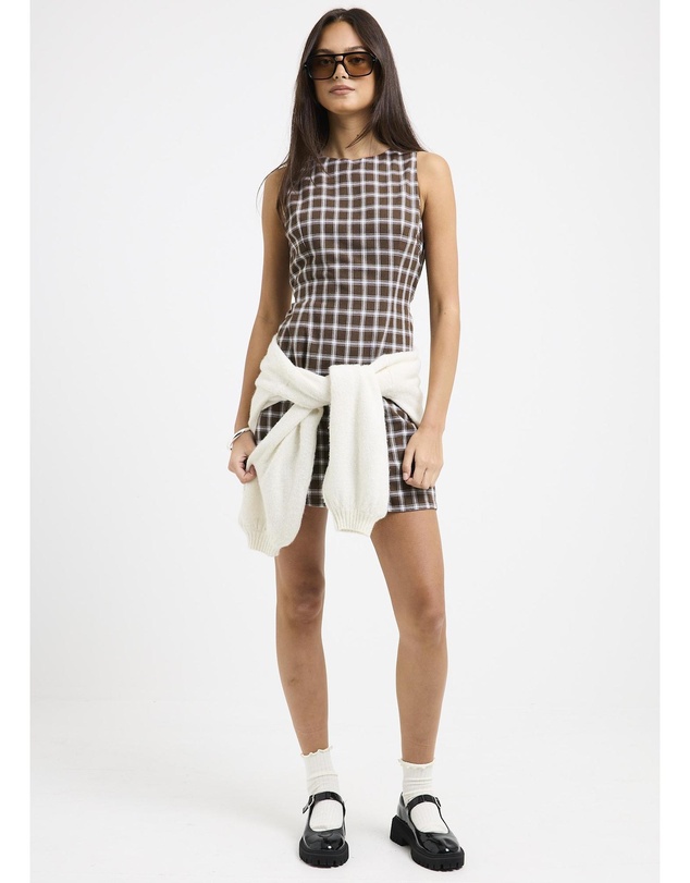 Subtitled - Gabs Plaid Romper