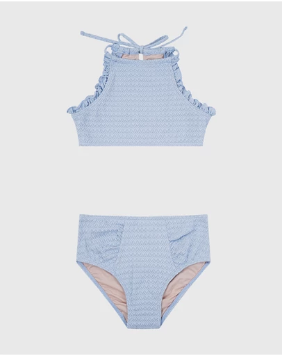 Aqua Blu Kids - Stepping Stones Halter Neck Bikini Set - Teens