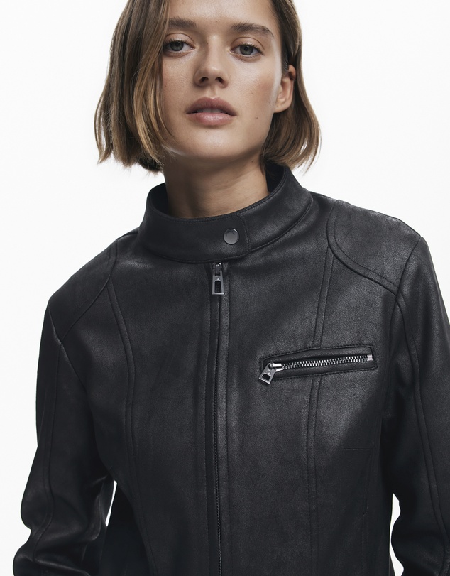 Desigual - Mandarin collar jacket