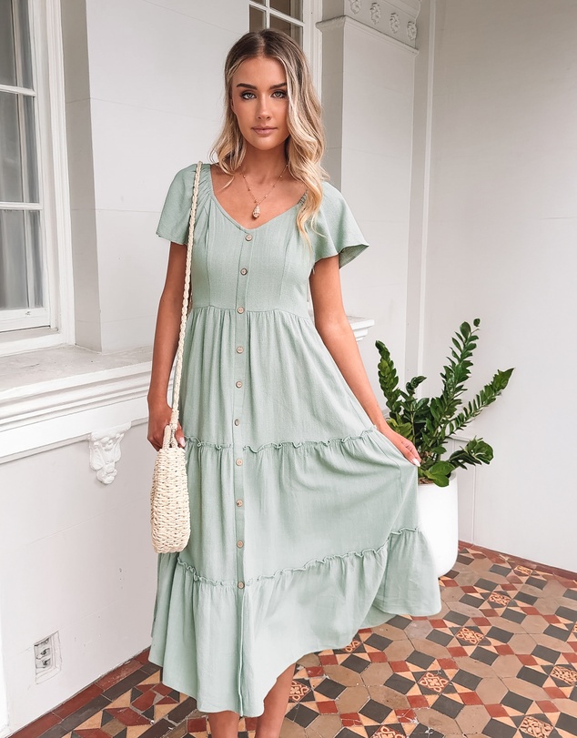 Esther & Co - Celie Dress - Sage