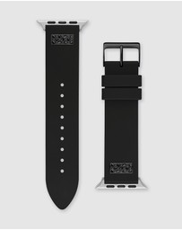 GUESS - Guess Apple Band - Black & Gun Metal Frontier Silicone Stones 42/44/45mm