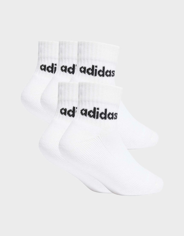 adidas Performance - 5-Pack Linear Ankle Socks - Kids
