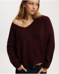 Cotton On - Softest Luxe Slouchy V Knit