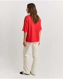 Toorallie - Extrafine Relaxed Knit Tee