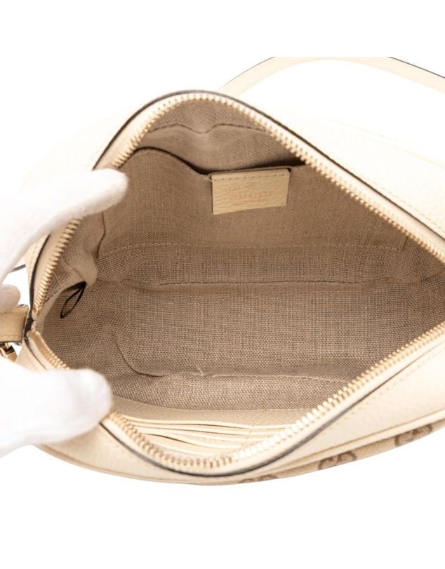 Gucci - Pre-Loved GG Canvas Bree Crossbody