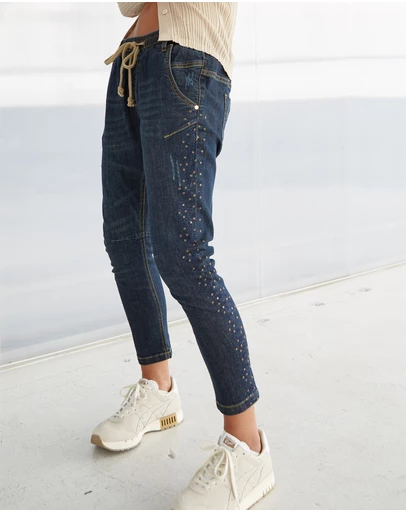 DRICOPER DENIM - Active Swarovski Embellished Jeans