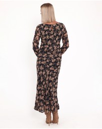 Petal & Pup - Joran Midi Dress - Fired Bloom
