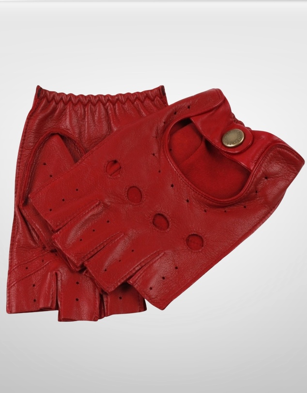 DENTS - Snetterton Fingerless Leather Driving Gloves
