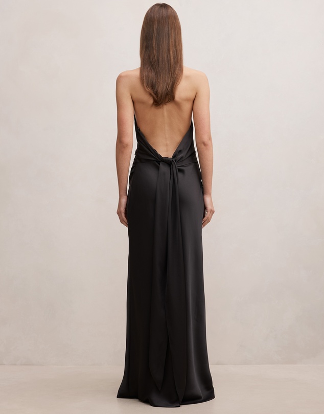 Forever New - Drew Halter Neck Back Tie Maxi Dress