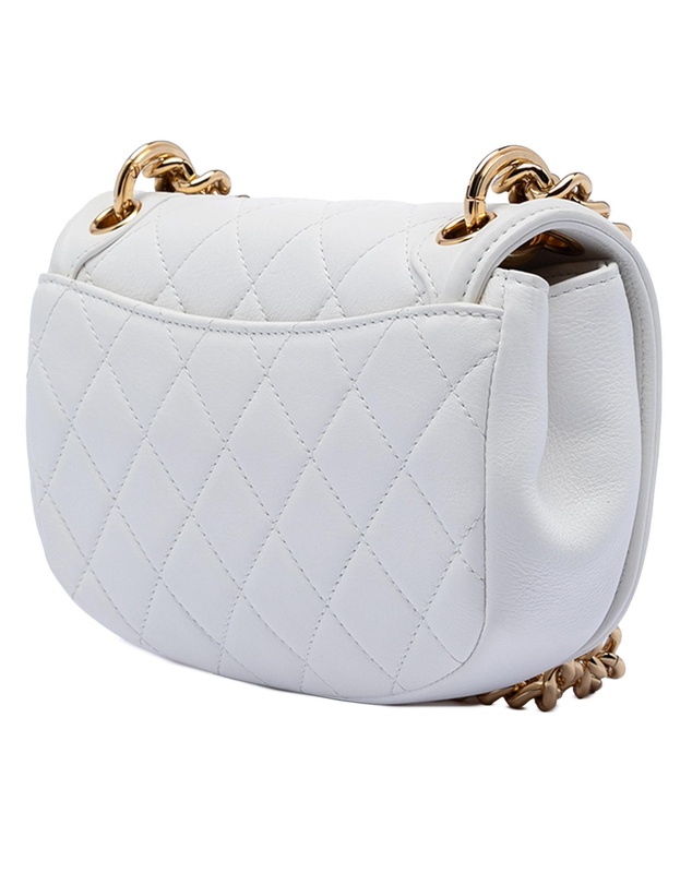 Pre-Loved by Azura Reborn - Pre-Loved Small Quilted Calfskin Underline Saddle Flap