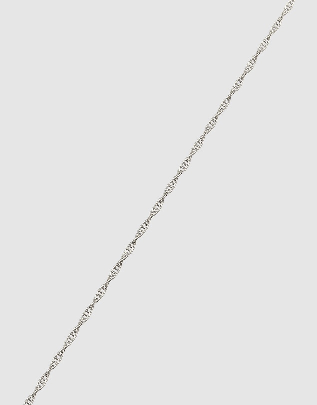 Kuzzoi - ICONIC EXCLUSIVE - Twisted Helix Chain Necklace in 925 Sterling Silver
