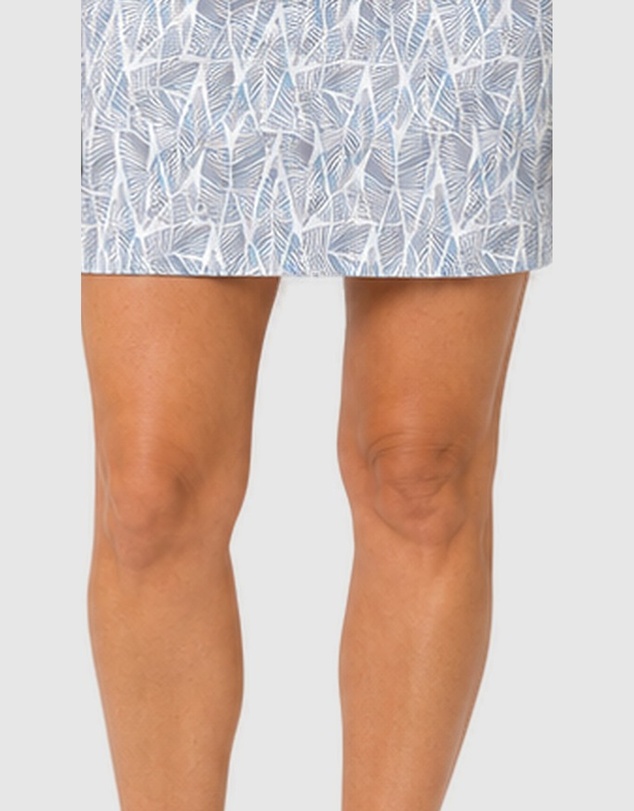 Greg Norman - Plume Print Essential 18 Inch Golf Knit Skort