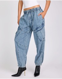 ONE TEASPOON - Utility Denim Flight Pants - Johnny Blue