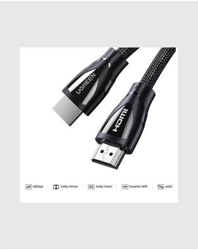 Ugreen - UGreen 3m HDMI 2.1 Male to Male Cable 8K 48Gbps Dynamic HDR eARC Black