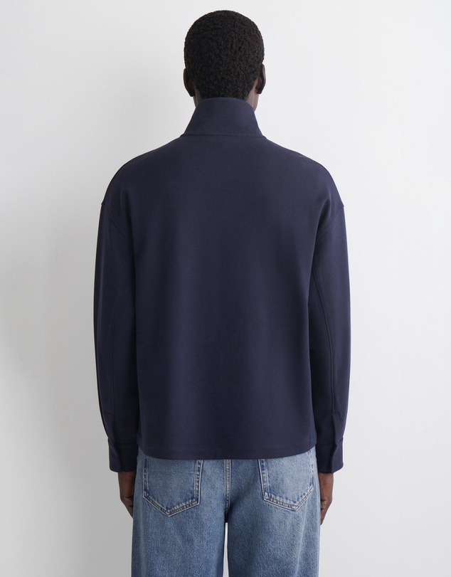 COS - Funnel-Neck Zip-Up Sweatshirt